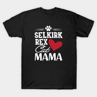 Silkirk Rex Cat Mama T-Shirt